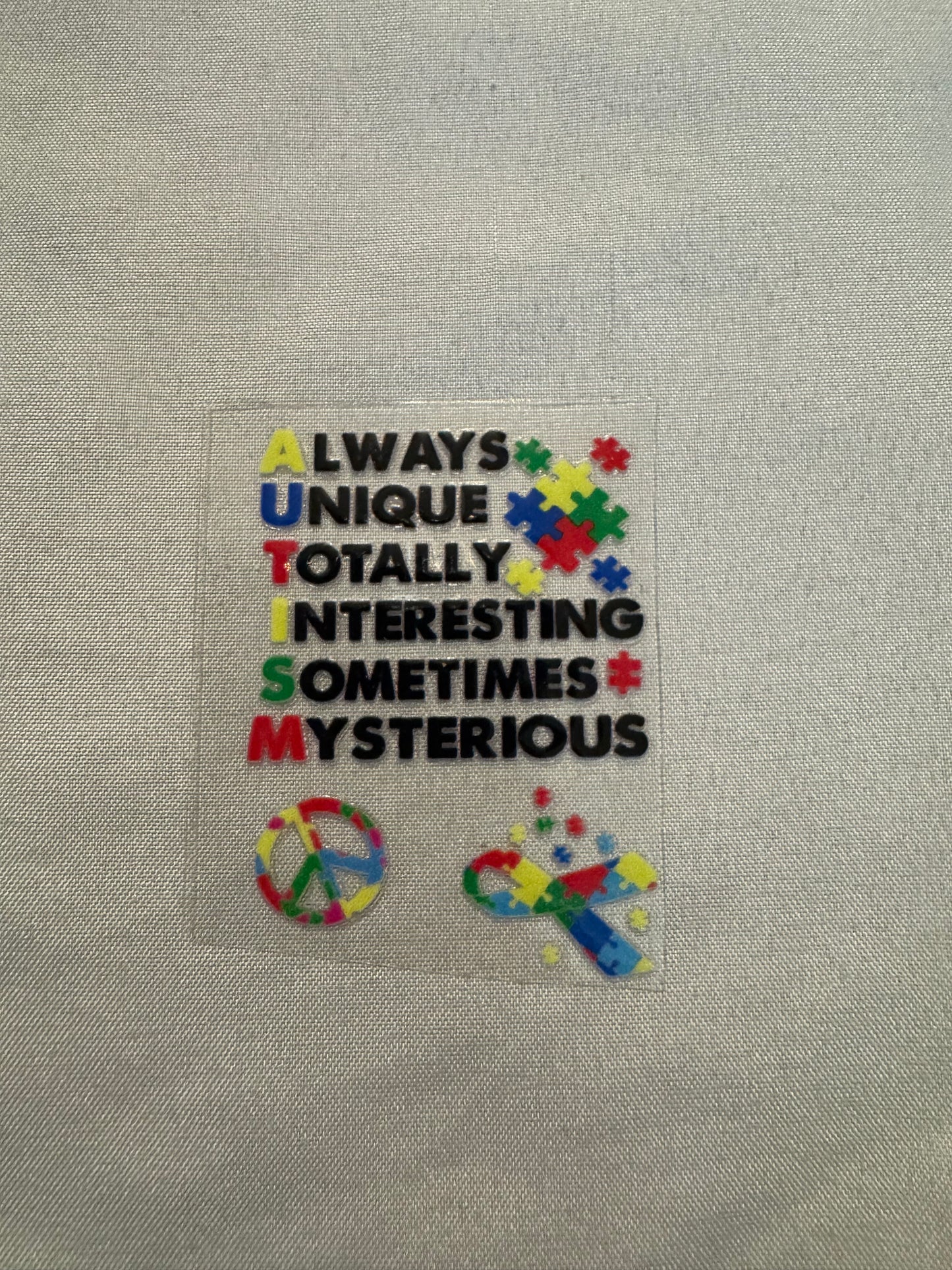Autism mom small wraps