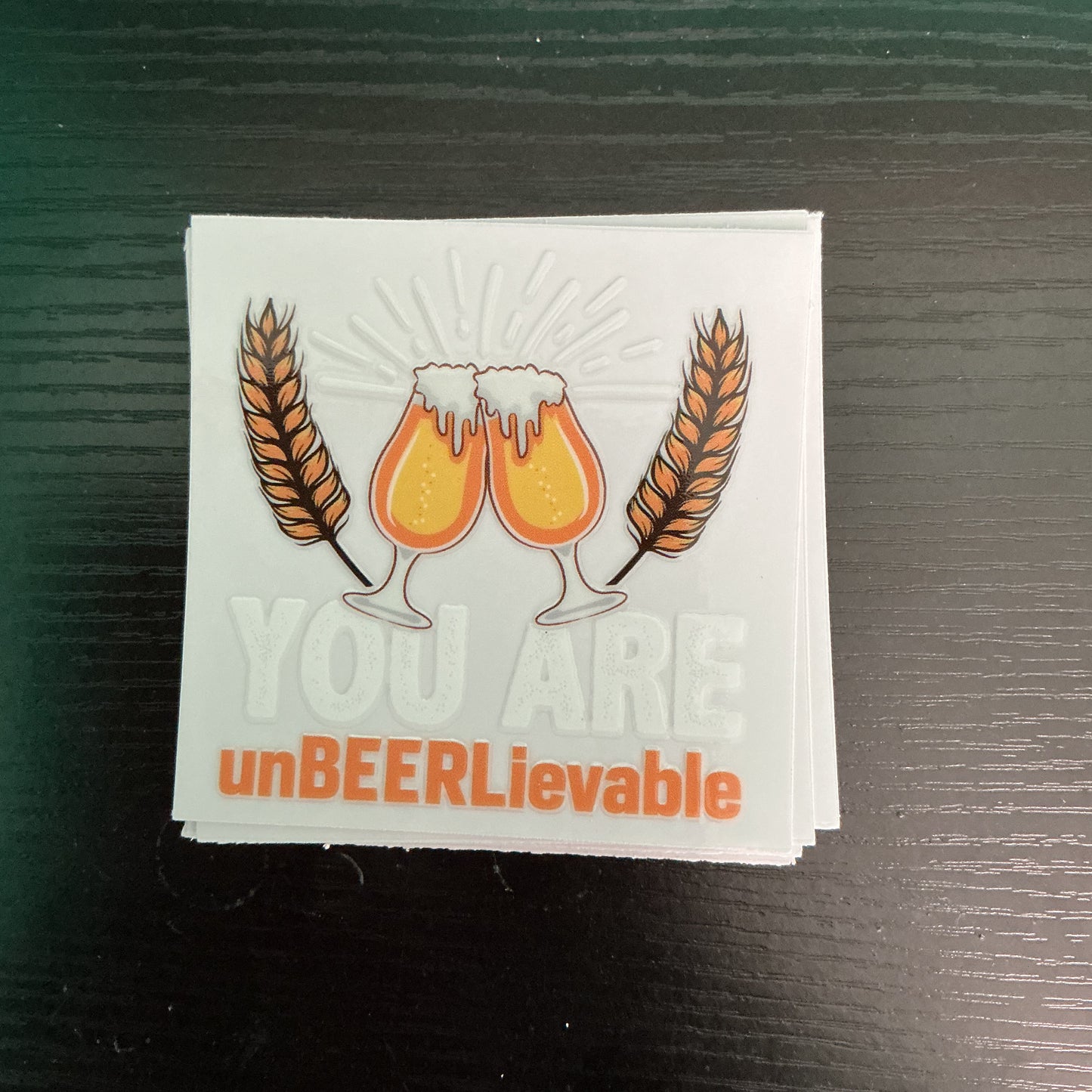 Alcohol  decals
