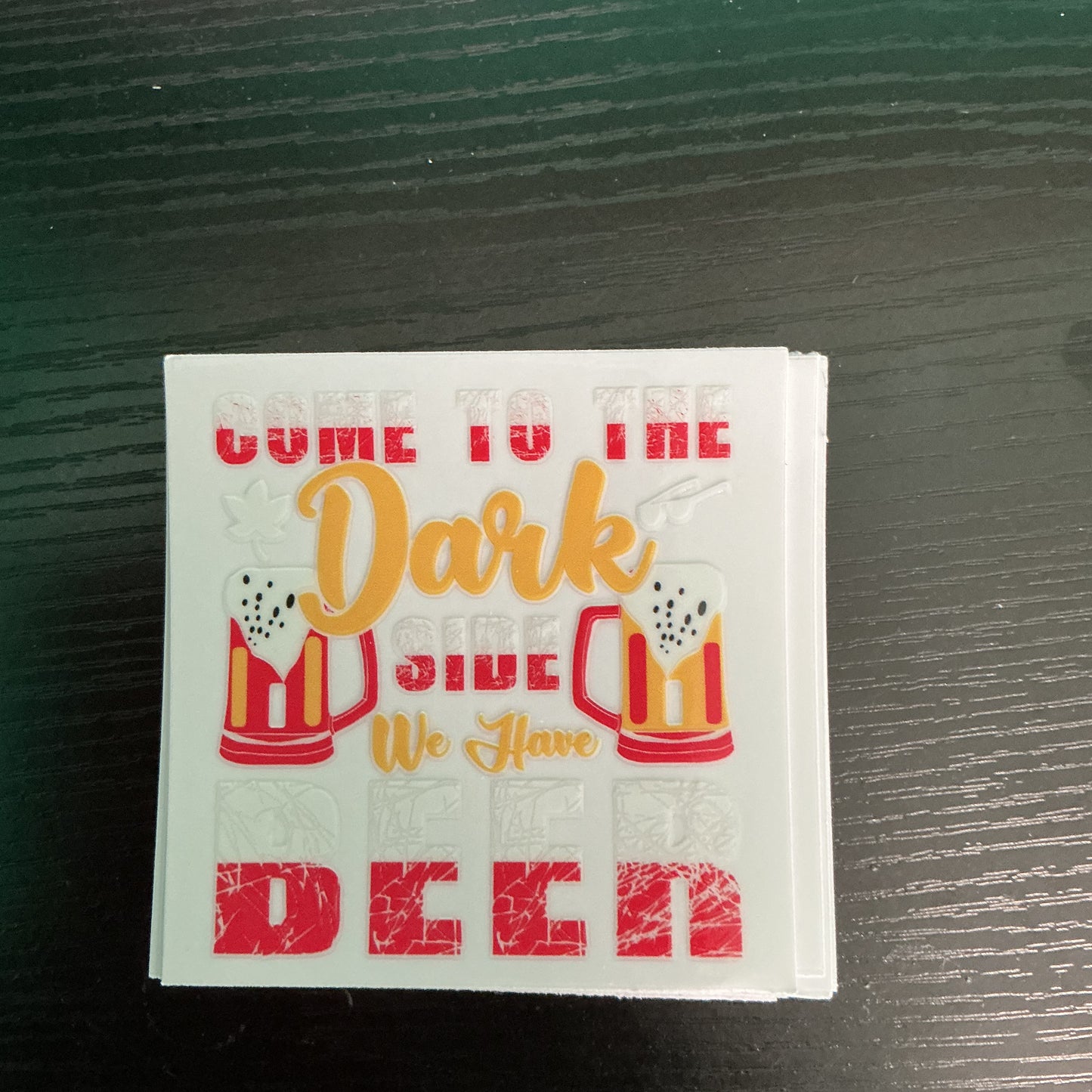 Alcohol  decals