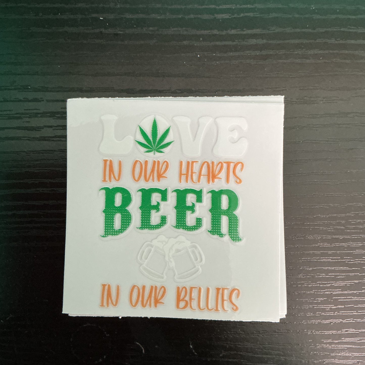 Alcohol  decals