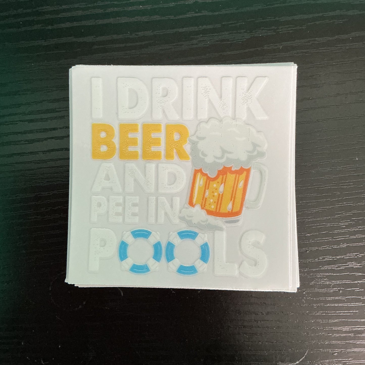 Alcohol  decals