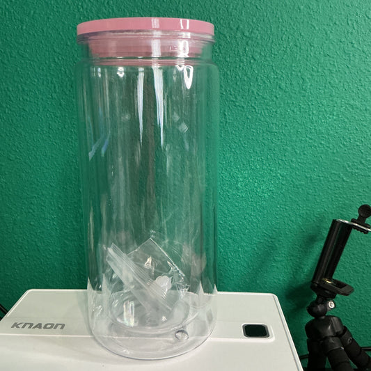 20oz acrylic cups w/ color lid