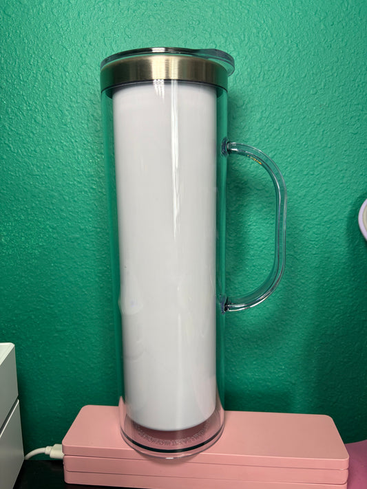 20oz stainless steel with handle